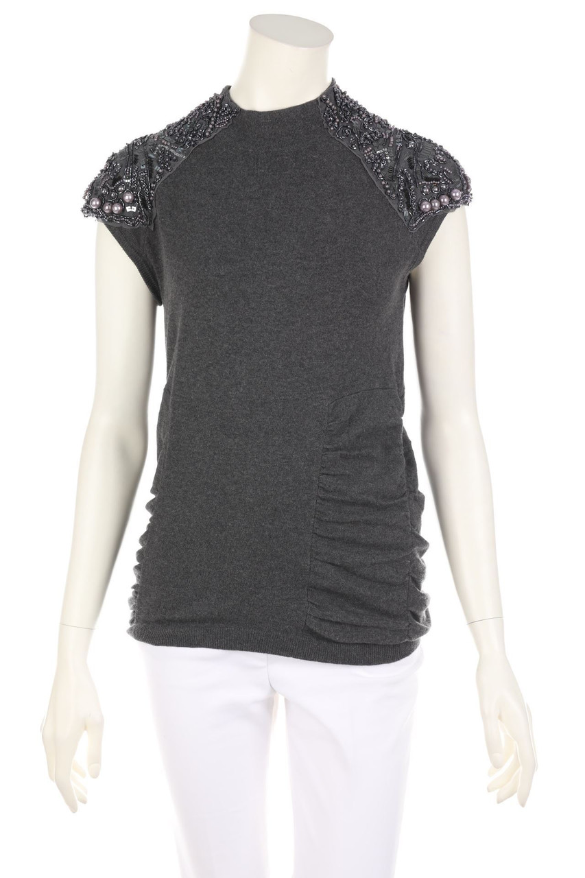 LIU JEANS by Liu Jo - Strick-Top mit Applikationen - L