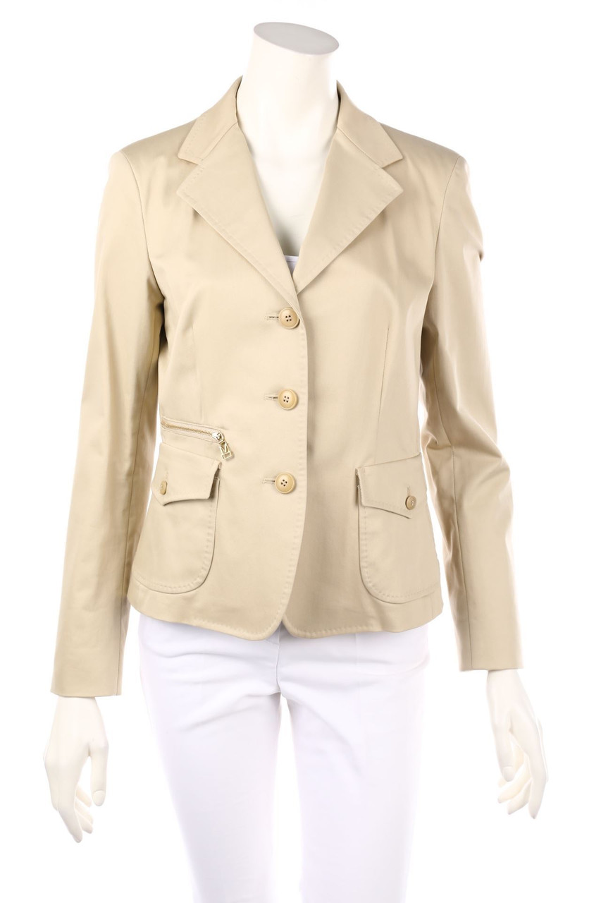Max Mara - Blazer mit Reverskragen mit Logo-Plakette - D 38