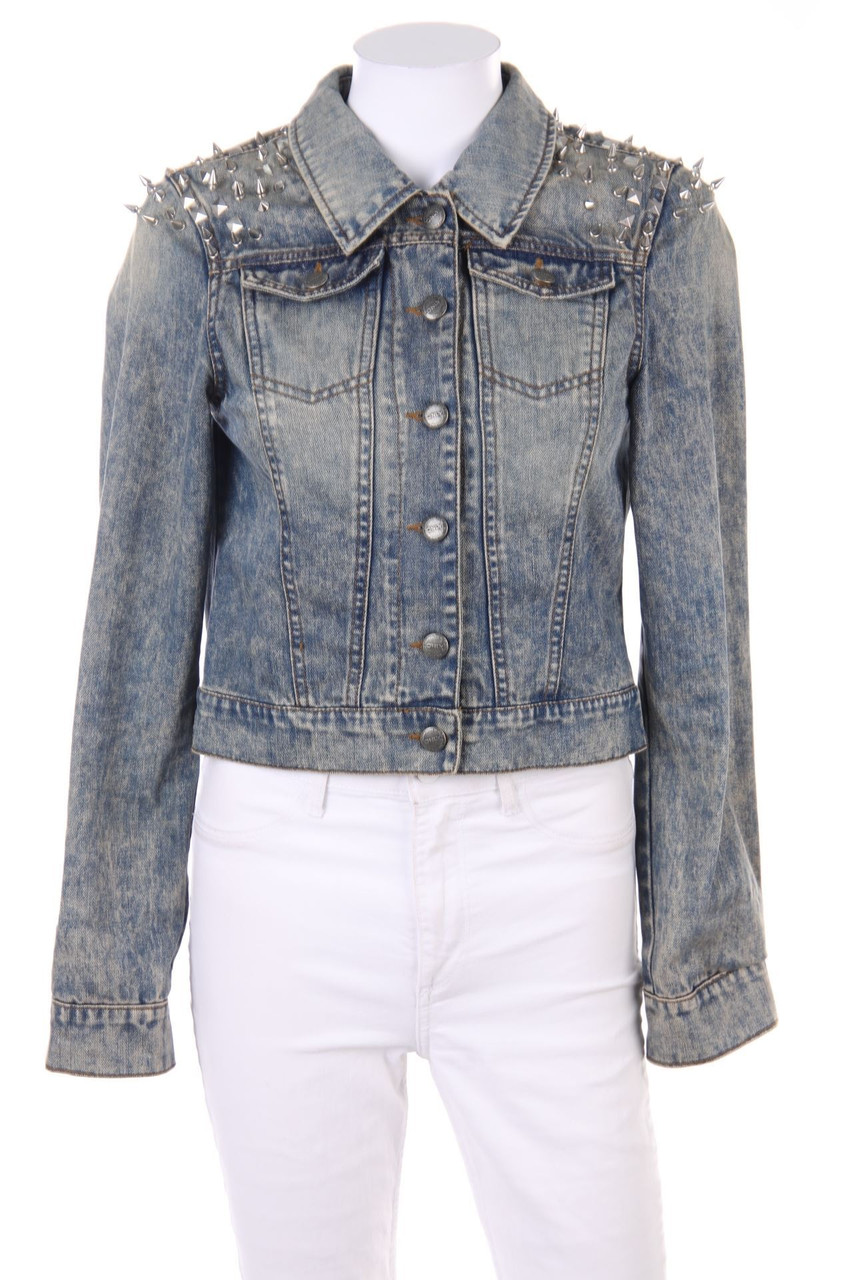 ONLY - Jeans-Jacke mit Nieten - D 34
