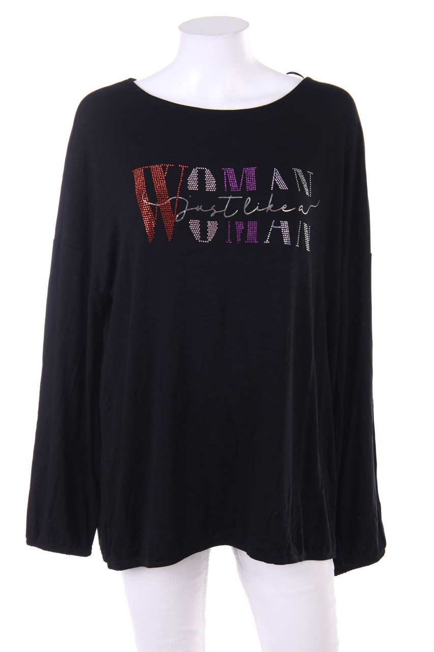 Street One - Statement-Longsleeve-Shirt mit Glitzer - D 36