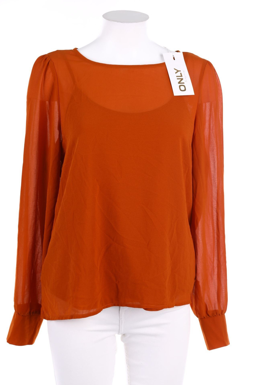 ONLY - Bluse mit Puffärmeln - XS