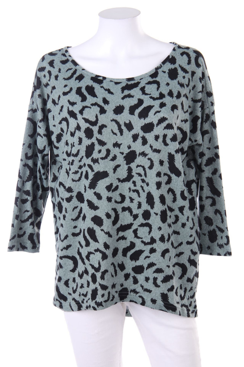 ONLY - Oversize-Sweatshirt mit Animal-Print - XS