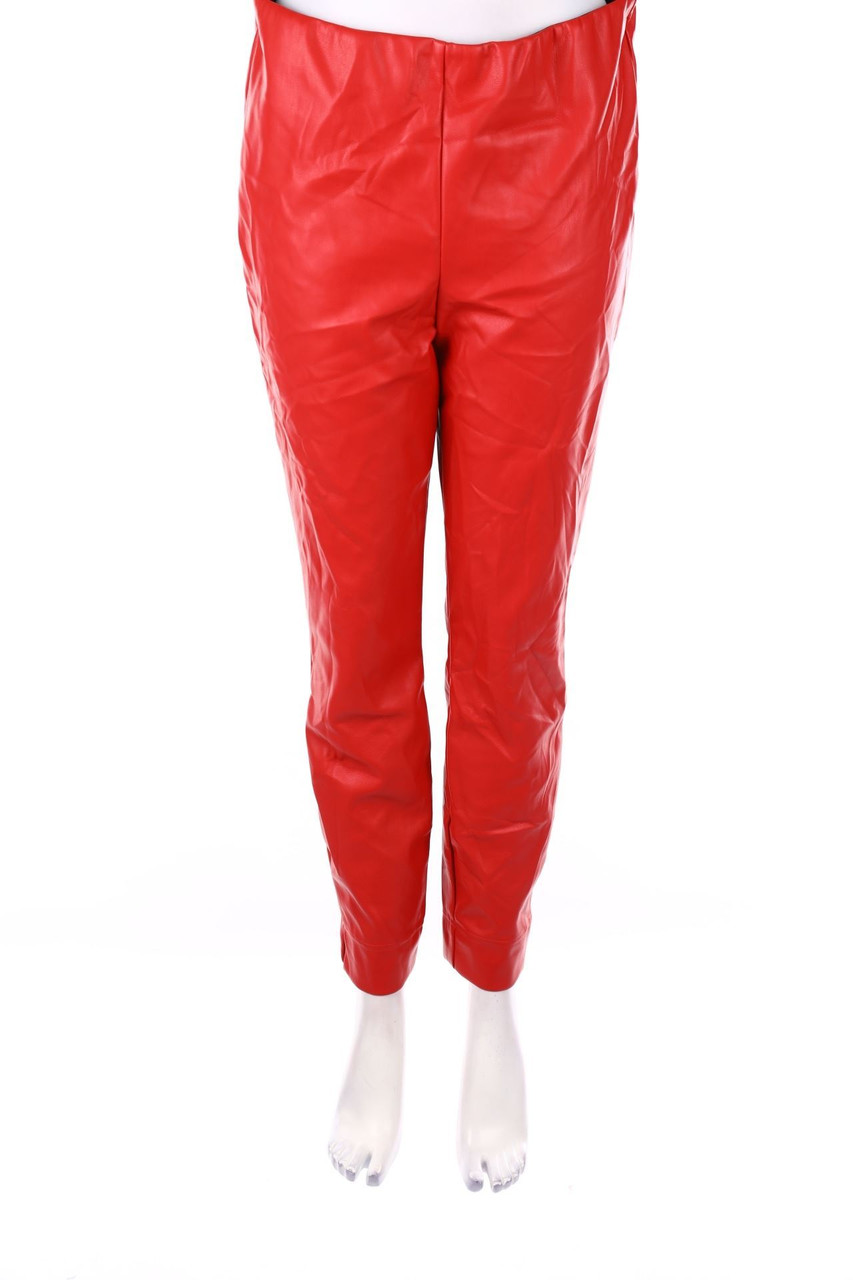 FAIR LADY - Kunstleder-Hose im Blogger-Stil - D 40