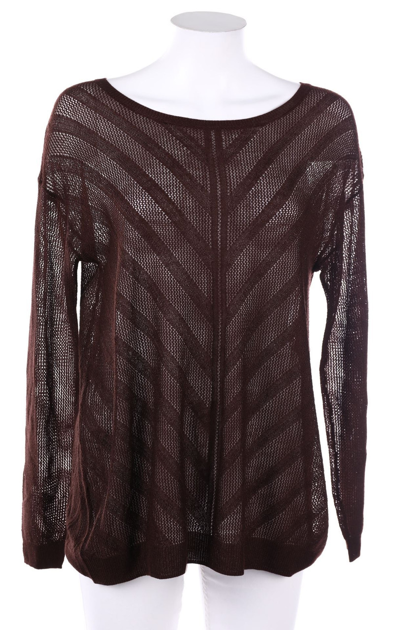 CARTOON - Muster-Strick-Pullover mit überschnittener Schulter - D 40-42