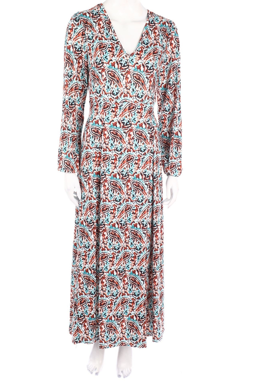 SHEILAY - Maxi-Kleid mit Print im Boho-Stil - S