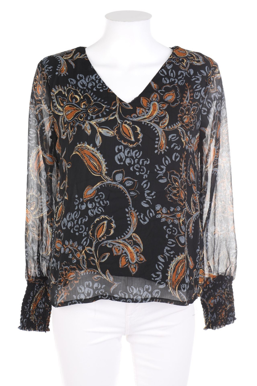 ONLY - Bluse mit Blumen-Print - XS