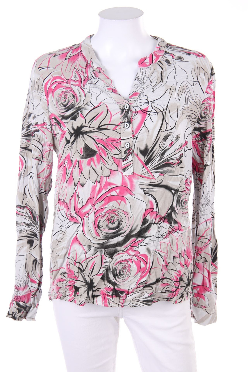 HEIMATLIEBE - Bluse mit Blumen-Print - S