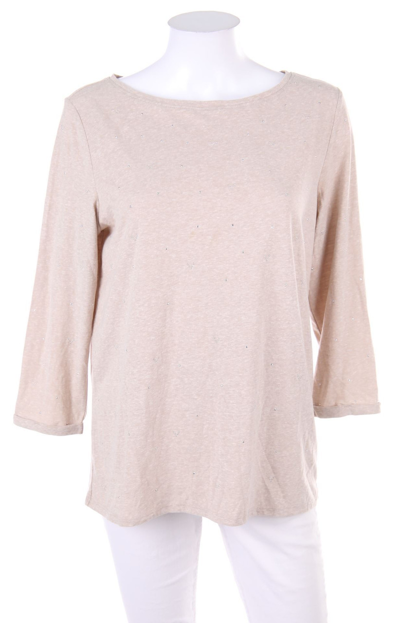 CECIL - 3/4-Arm-Shirt mit Strass-Steinen - S