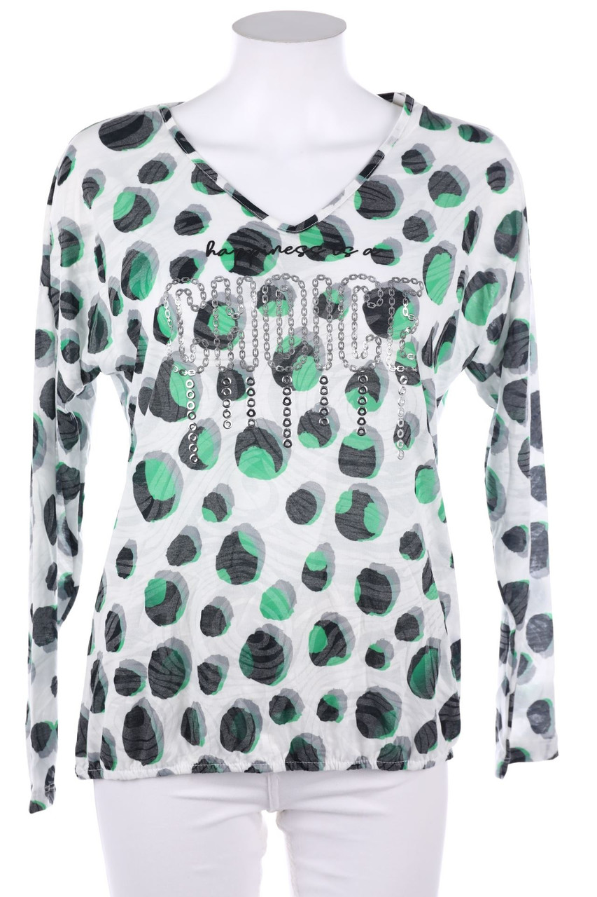 Ohne Label - Longsleeve-Shirt mit Print - S