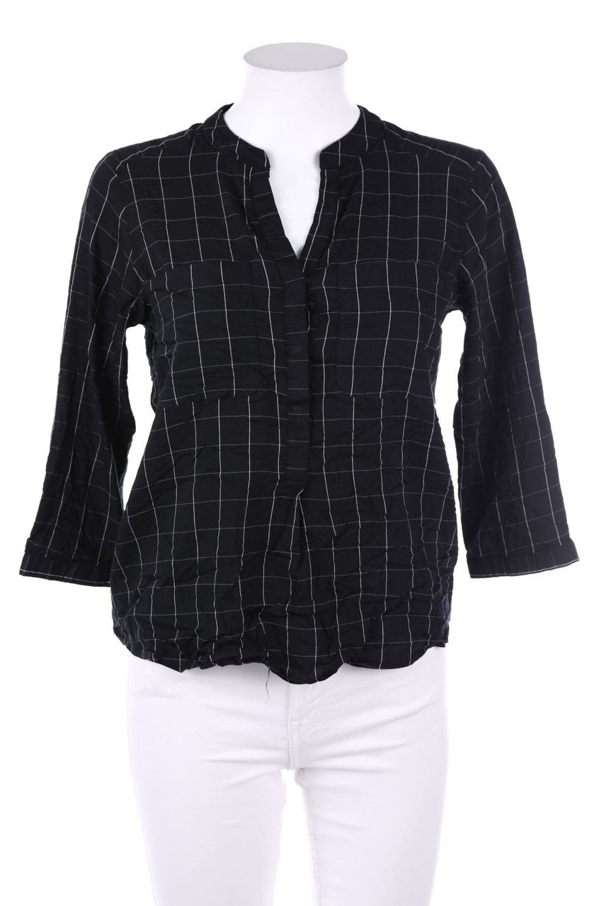 VERO MODA - Karo-Bluse mit 3/4-Ärmel - XS