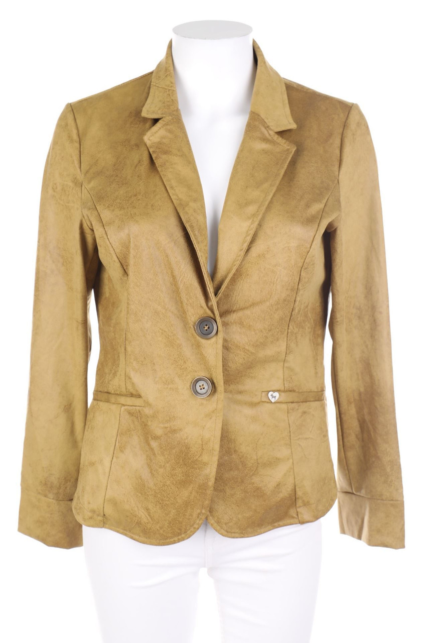 HEIMATLIEBE - Faux Leather-Blazer - S