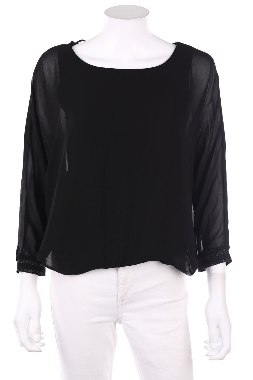 TOM TAILOR - Bluse mit Metallic-Effekt - D 36