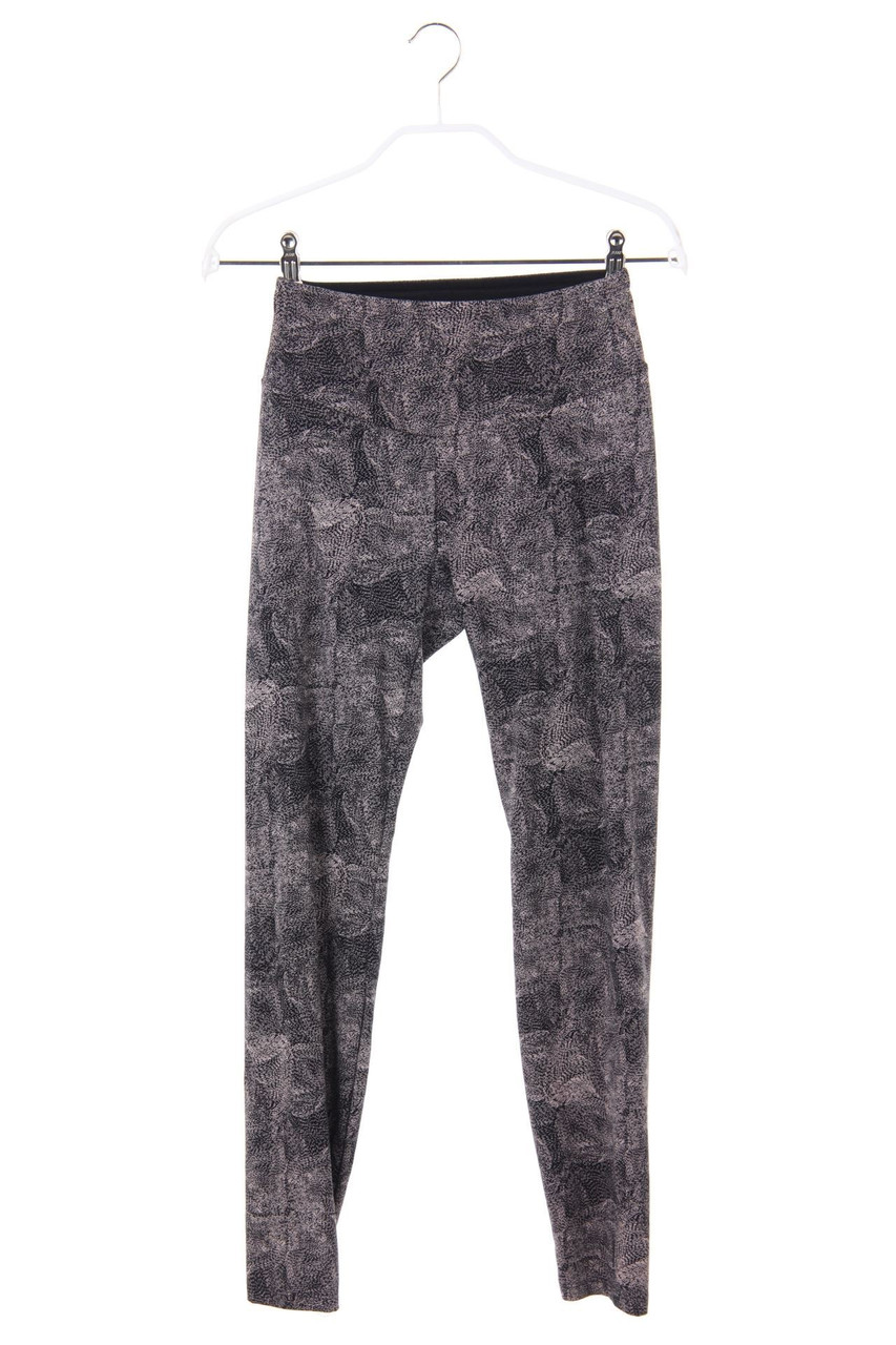 Ohne Label - Sport-Leggings mit Logo-Print - D 30-32