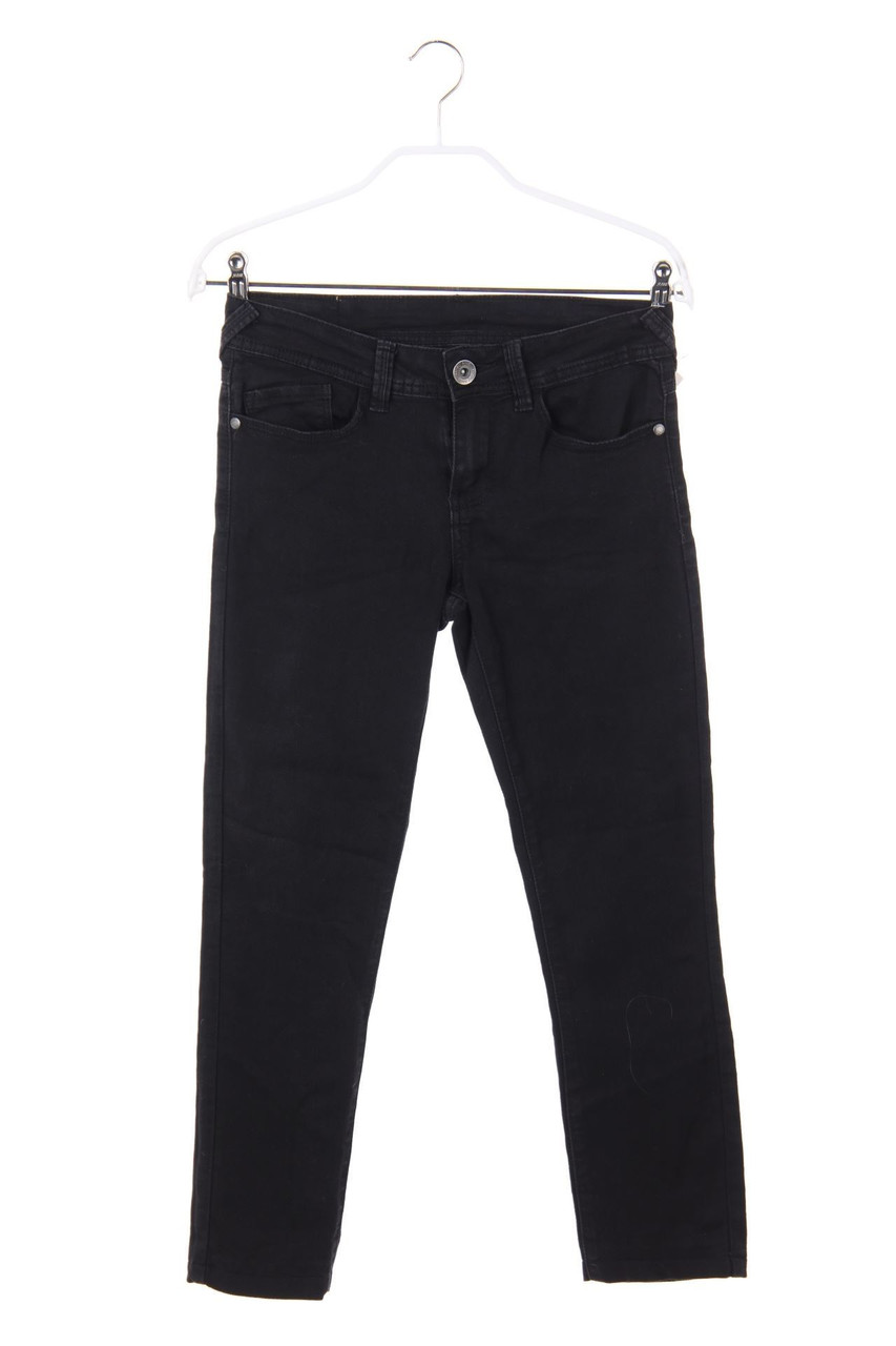 AMISU - Slim Jeans mit Logo-Patch - D 34-36