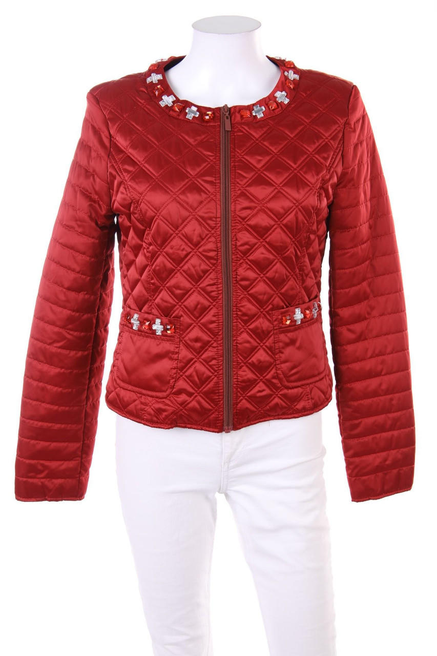 CARNABY COLLECTION - Jacke mit Schmuckstein-Applikation - D 38