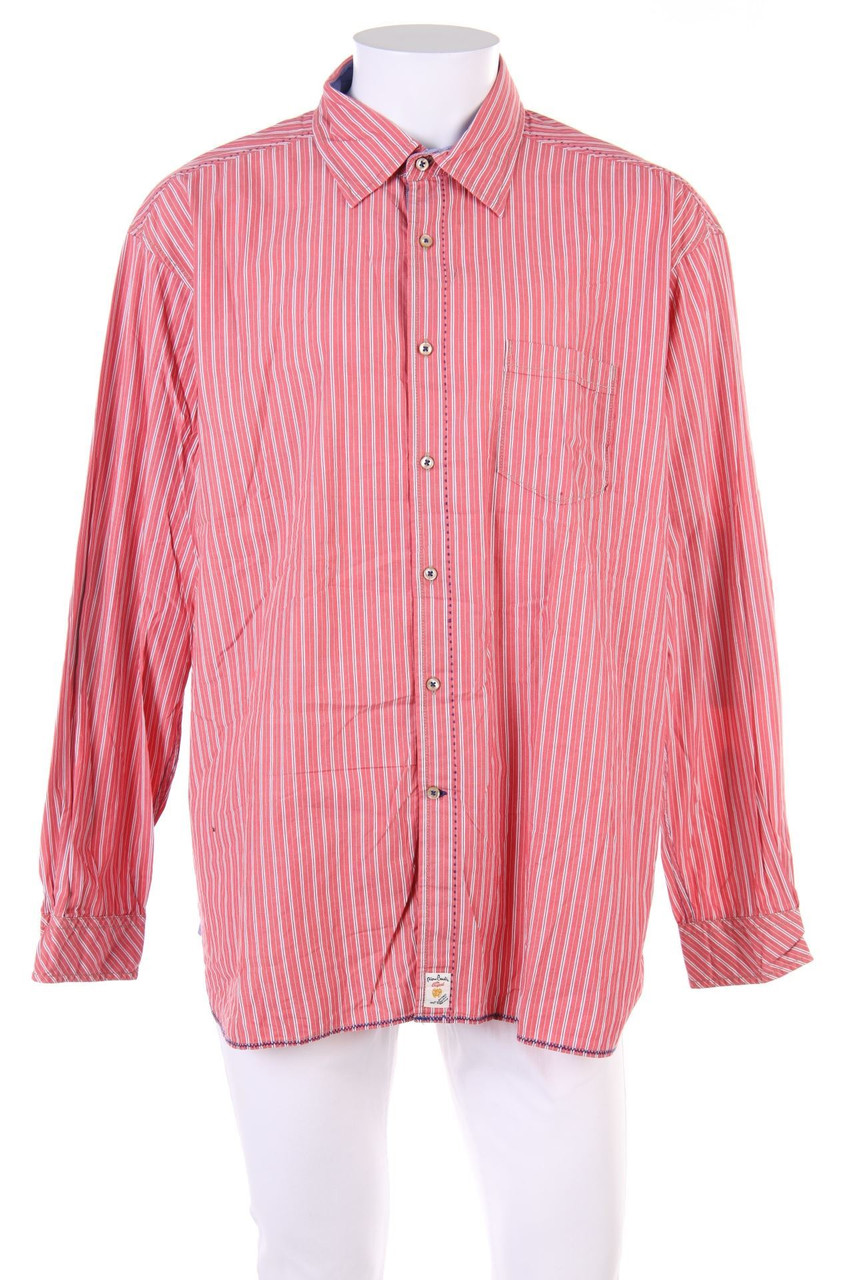 pierre cardin - gestreiftes Hemd aus Baumwolle - XXL