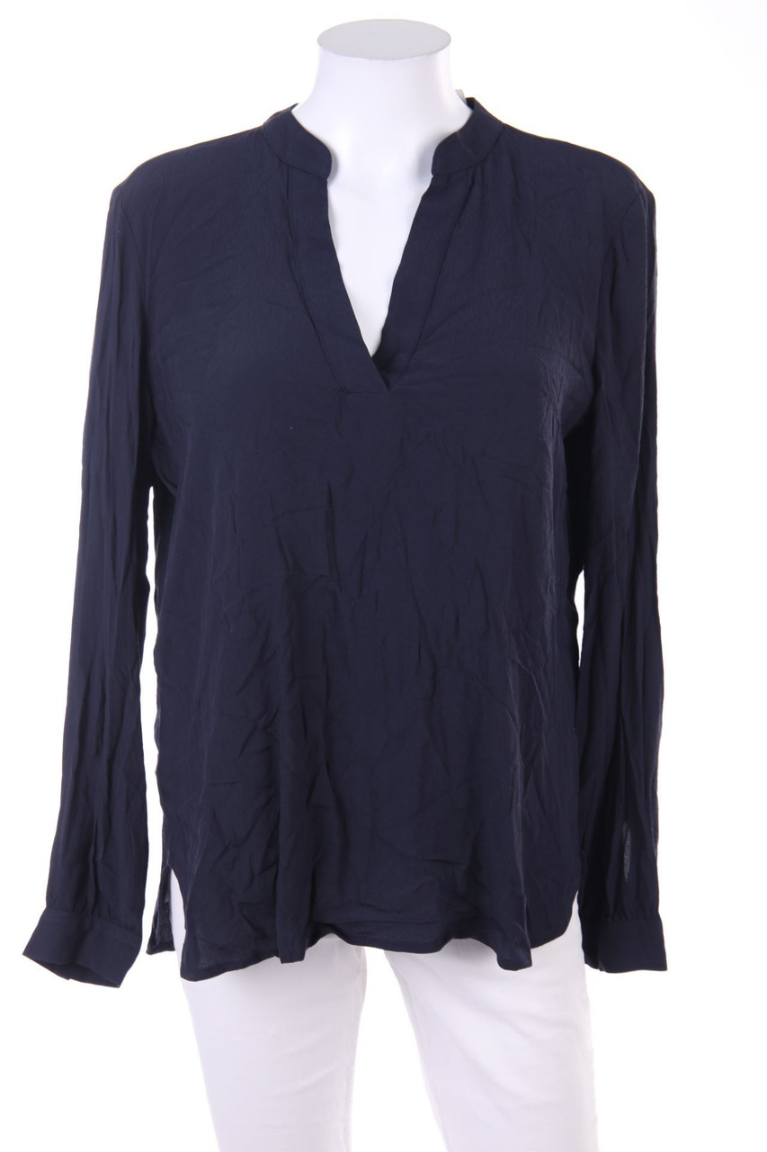 ESPRIT - Clean Chic-Bluse mit Raffungen - D 36