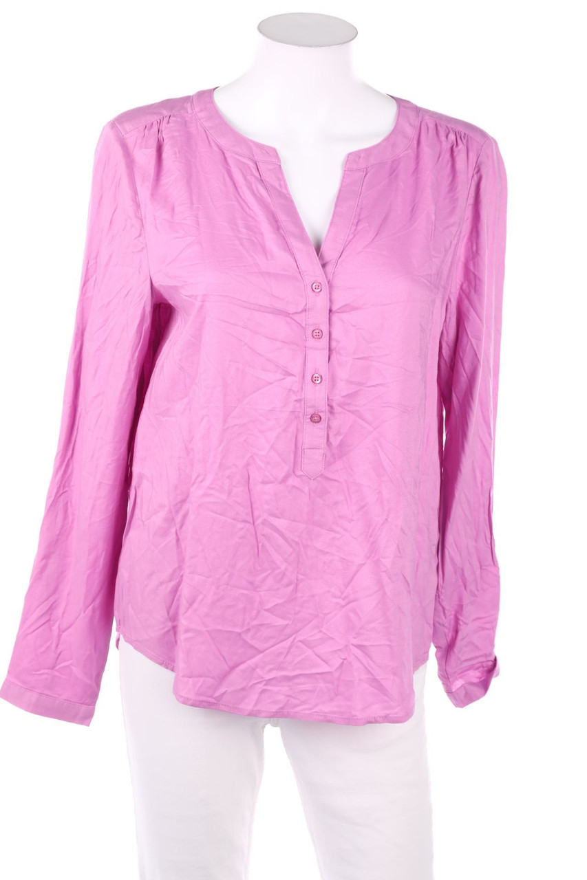 Street One - Bluse mit Krempel-Ärmeln - D 36