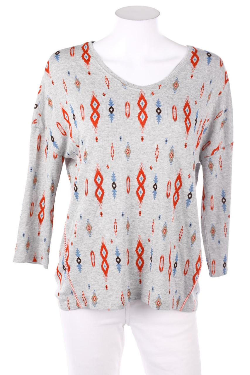 CECIL - 3/4-Arm-Shirt im Ethno-Stil - S