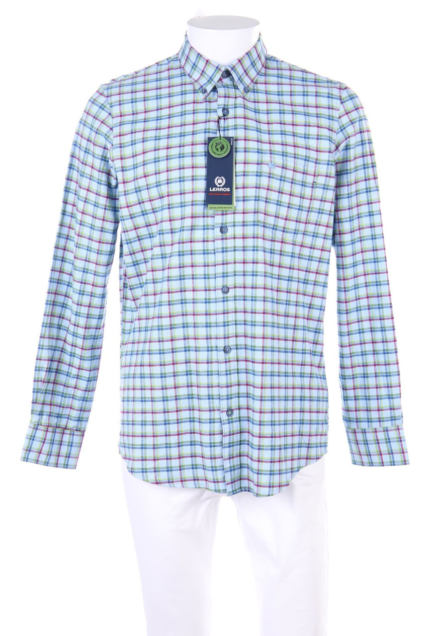 LERROS - kariertes Button-down-Hemd - M