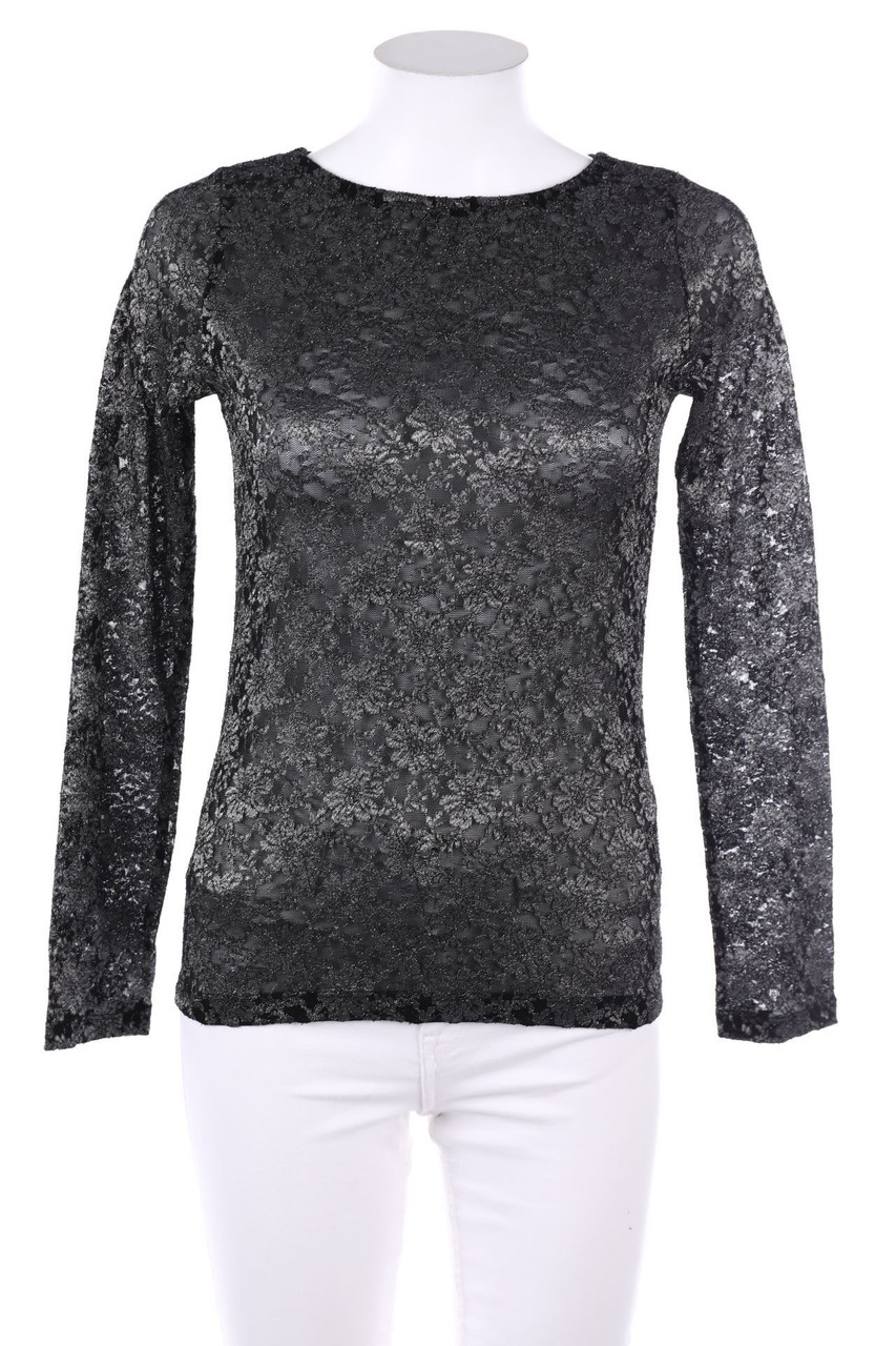 LINDEX - Longsleeve-Shirt mit Glitzer - S