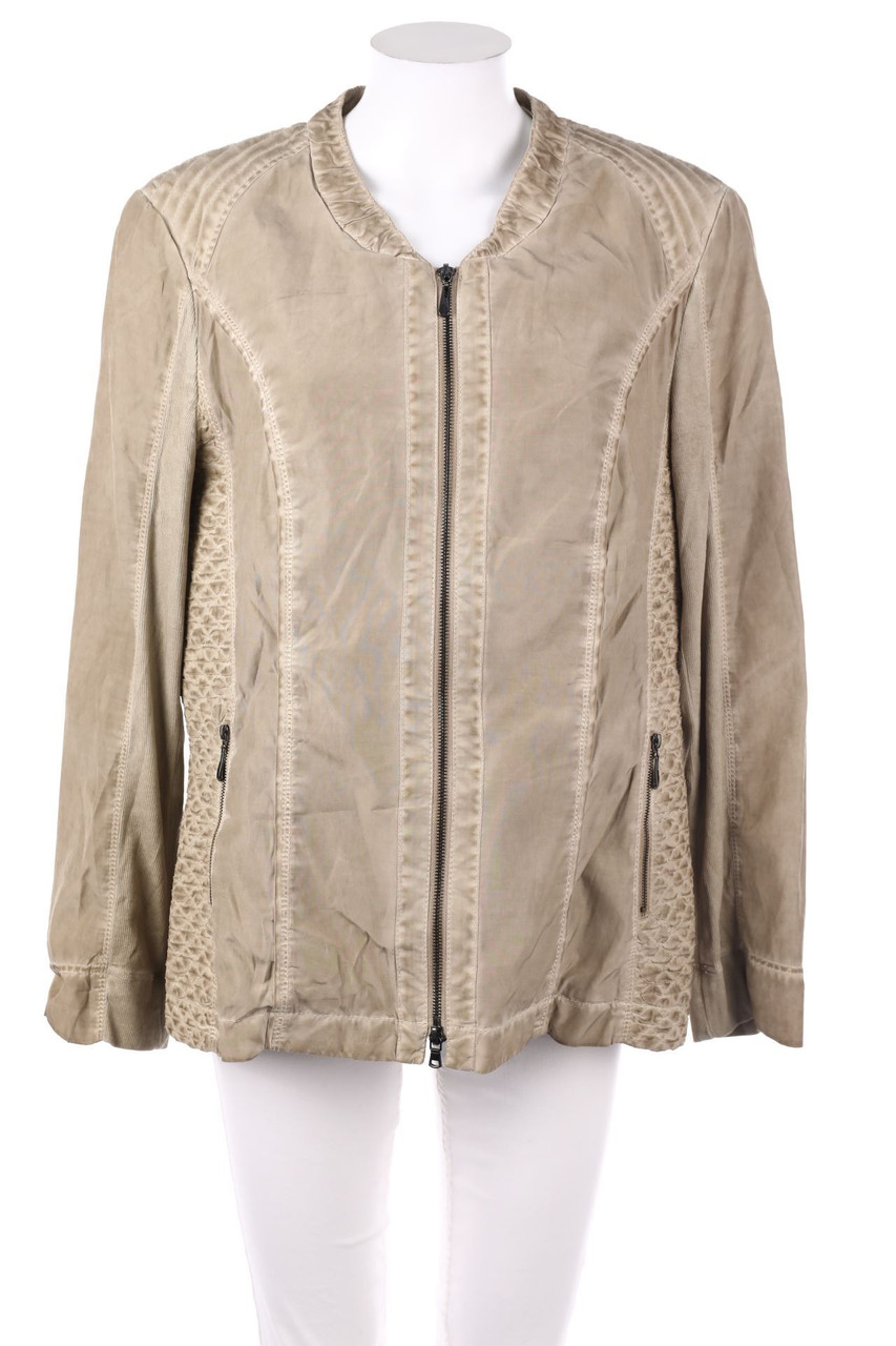 SAMOON - Garment Dyed-Jacke mit Steppung - D 44