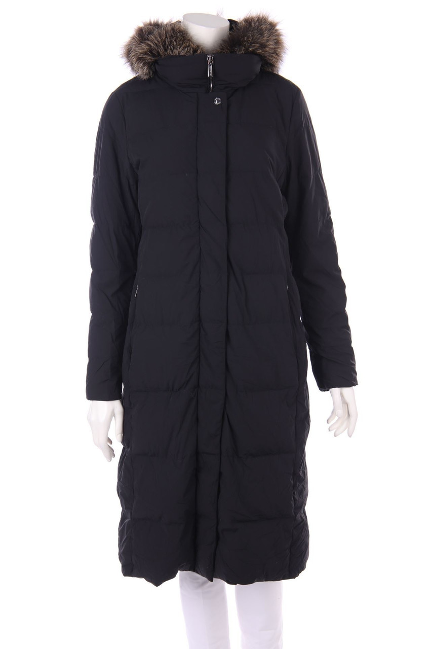 MooRER - Daunen-Mantel mit Echt-Pelz-Besatz - L