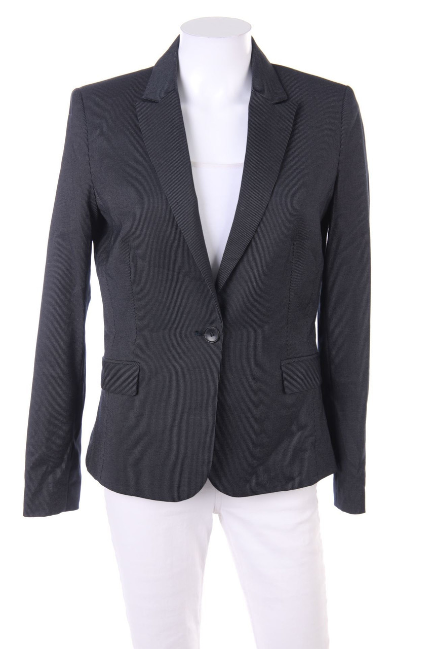 MANGO - Streifen-Blazer mit Reverskragen - D 38