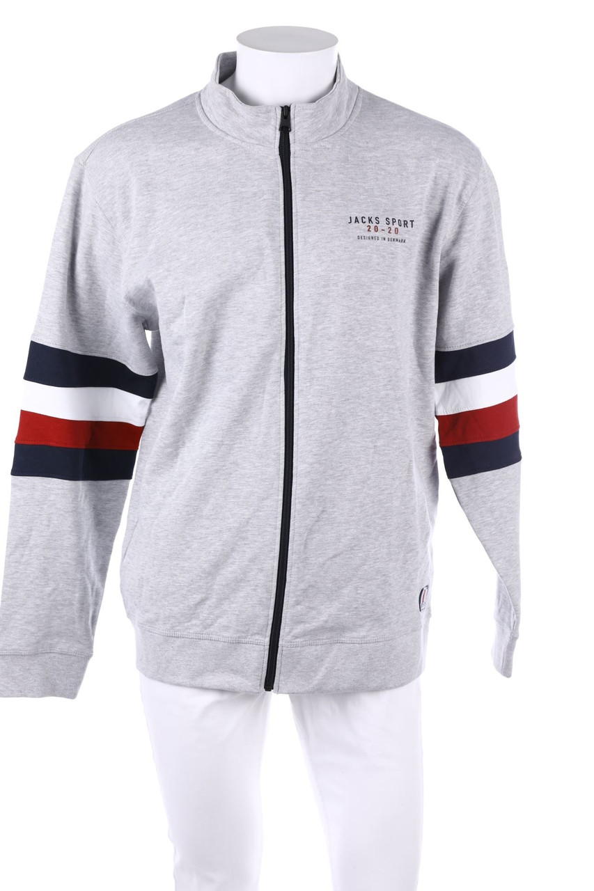 JACK´S SPORTSWEAR - Sweatjacke mit Logo-Print - M