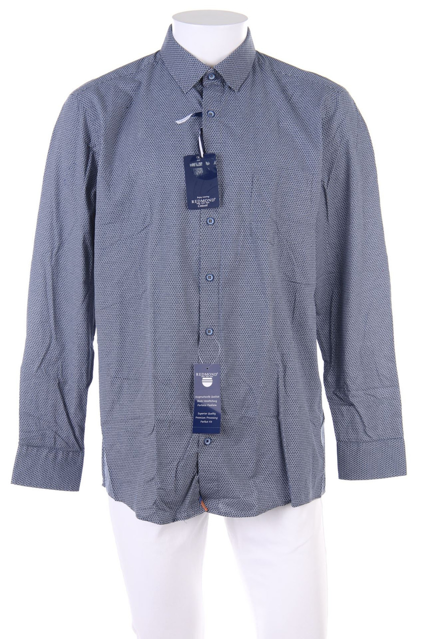 REDMOND - Hemd mit Punkten - L