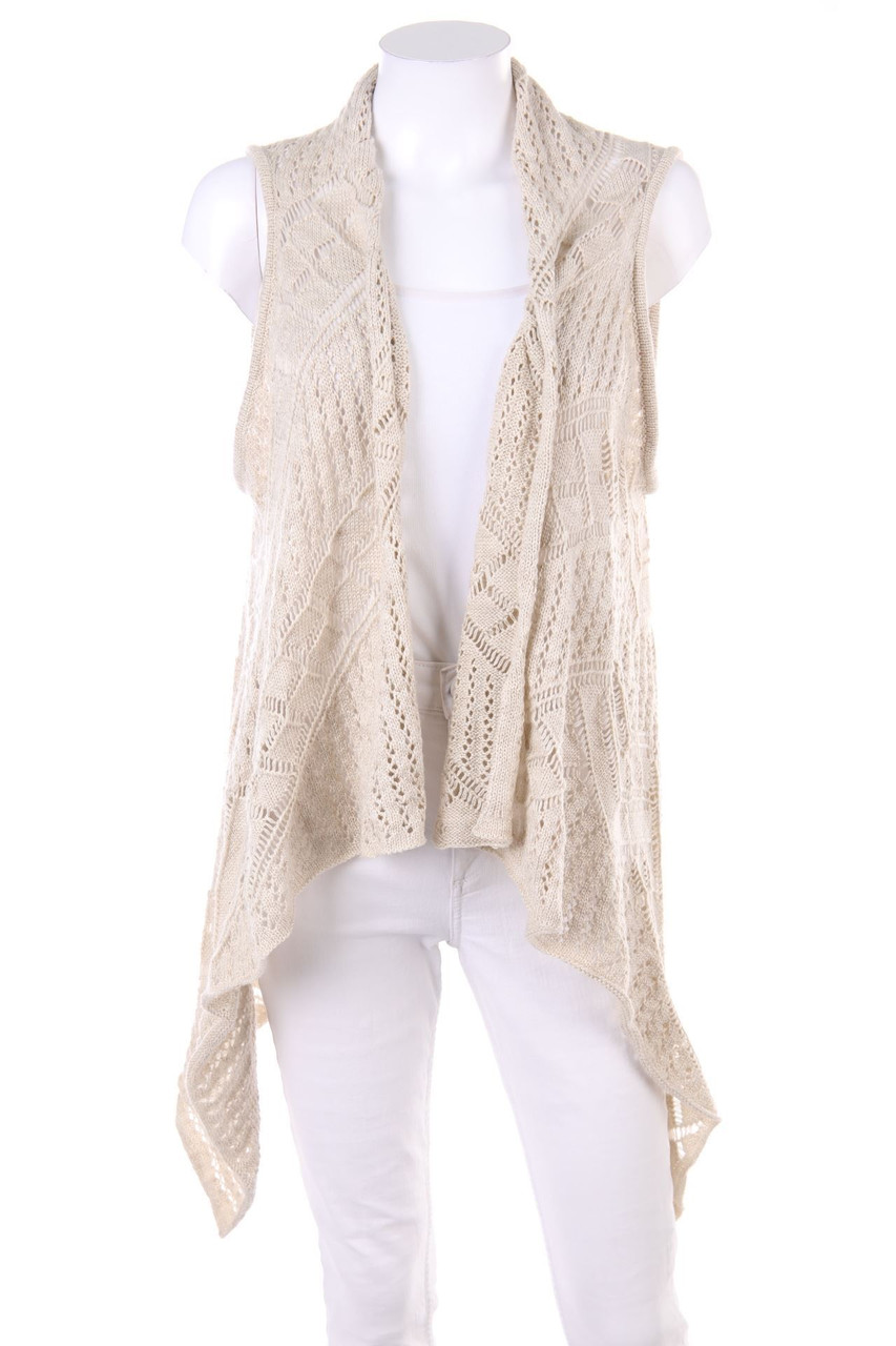 s.Oliver - Long-Cardigan aus Lochstrick - S