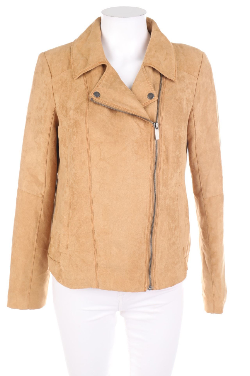 R essentiel. - Kunstlederjacke im Biker-Stil - D 36