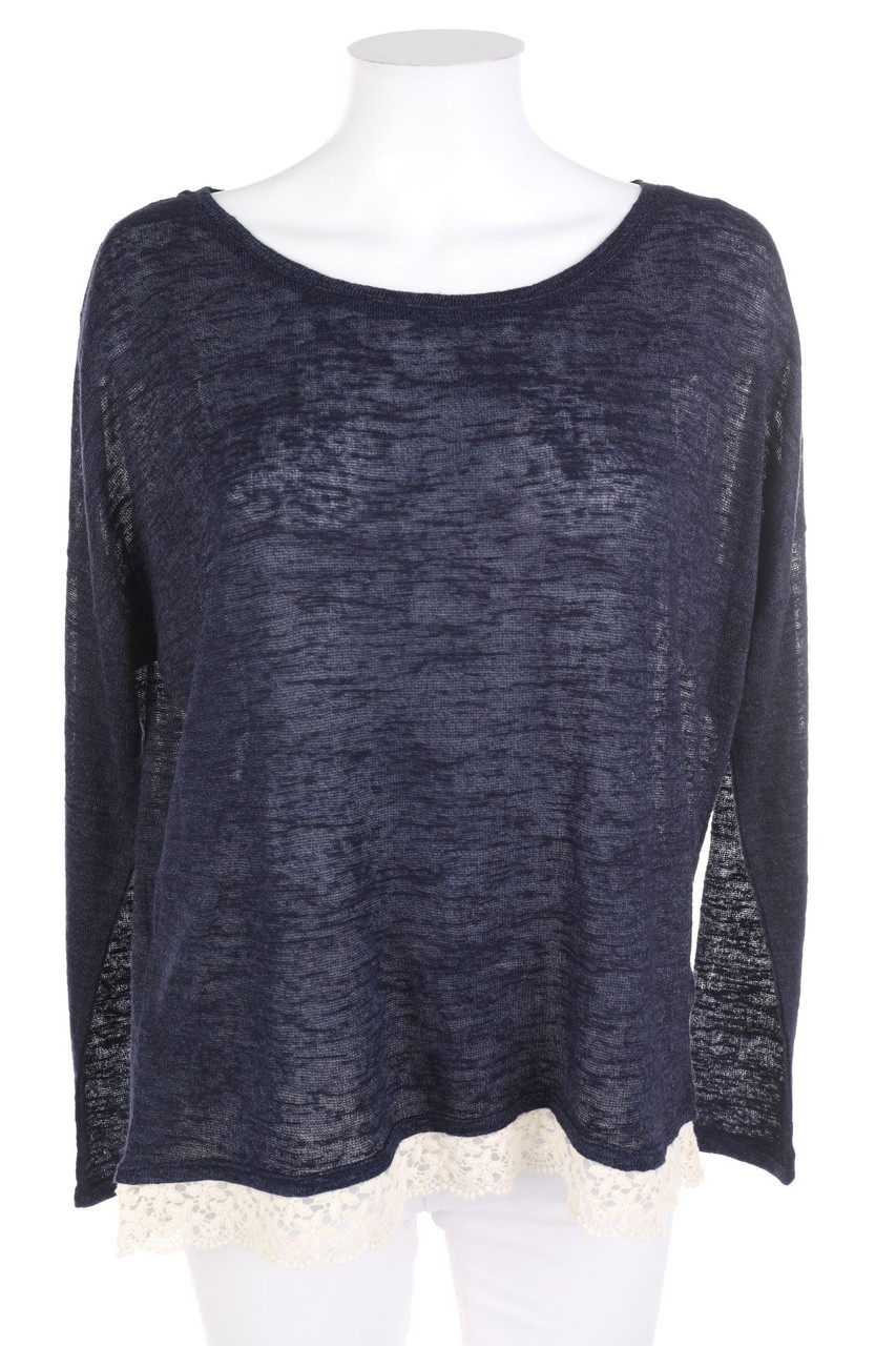 Yessica by C&A - Longsleeve-Shirt mit Spitze - M