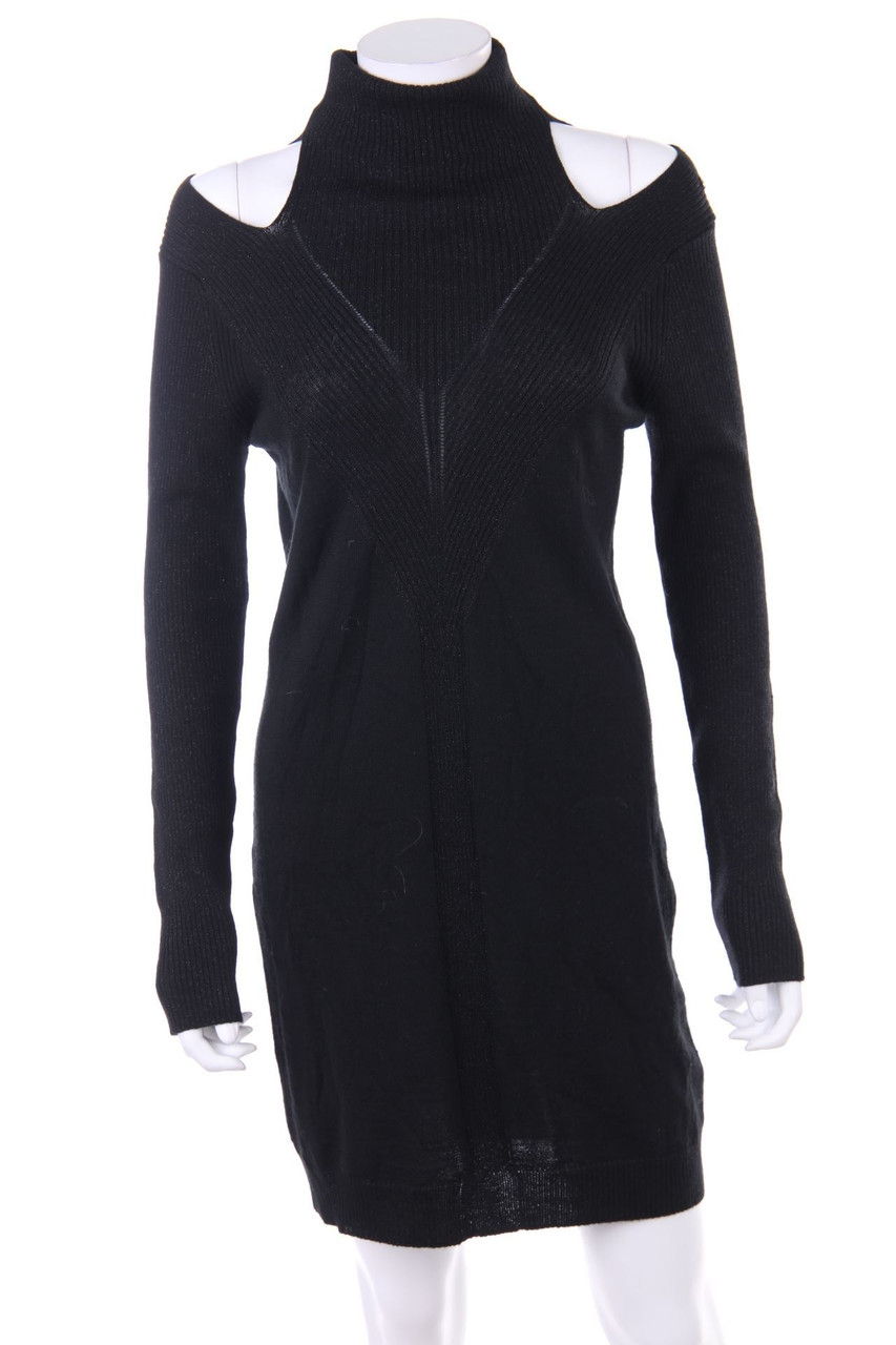 DIESEL - Glitzer-Strickkleid mit Cut-outs - S