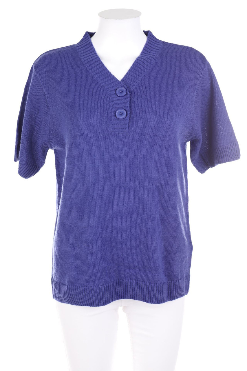 DAMART - Kurzarm-Strick-Pullover - D 42-44