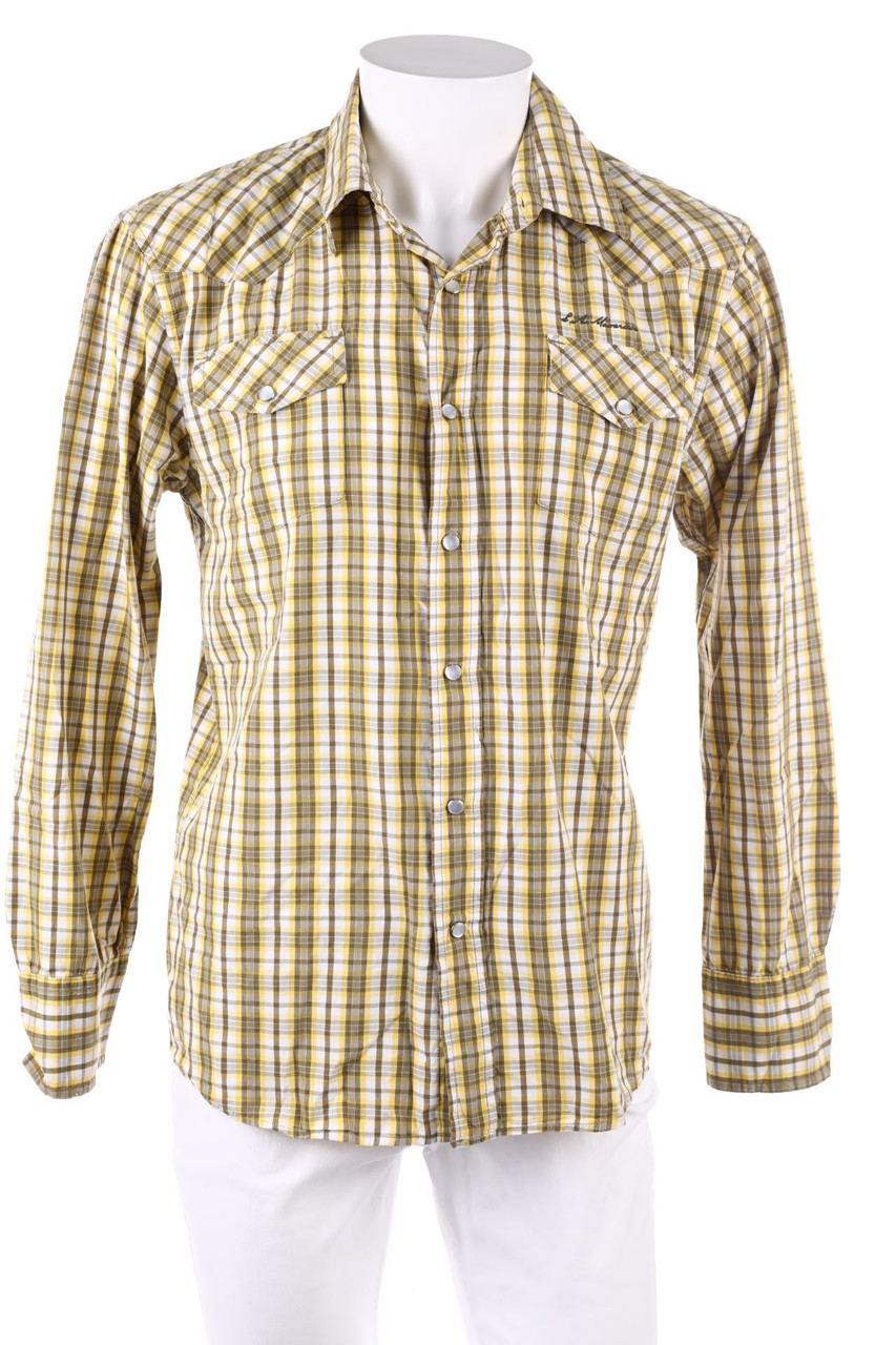 maverick - kariertes Hemd aus Baumwolle - L