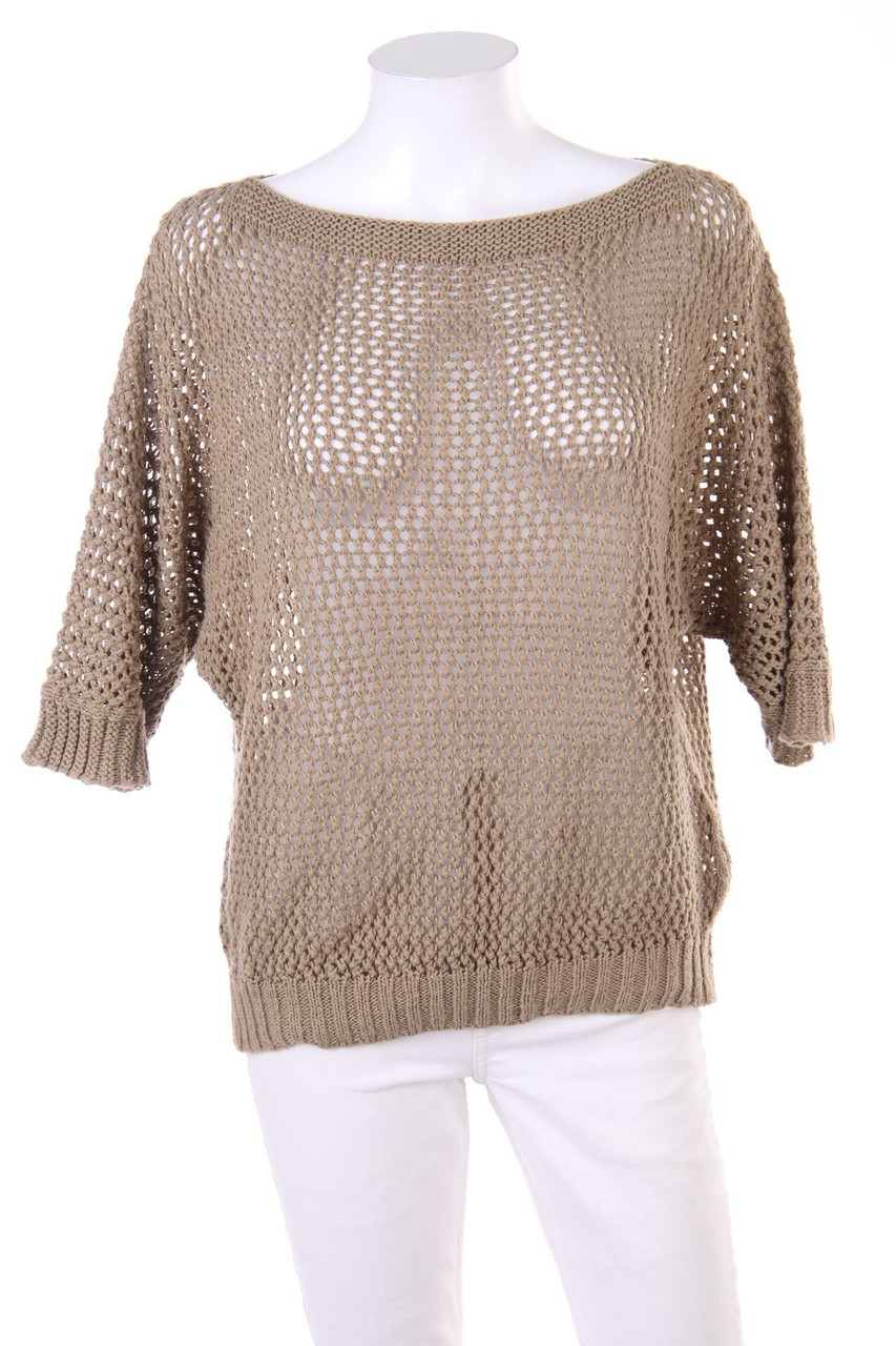 TODAY - Batwing-Pullover aus Lochstrick - XS