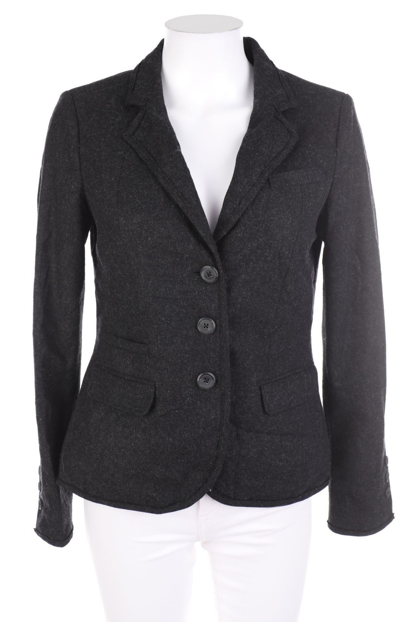 OPUS - Blazer mit Reverskragen aus Woll-Mix - D 36