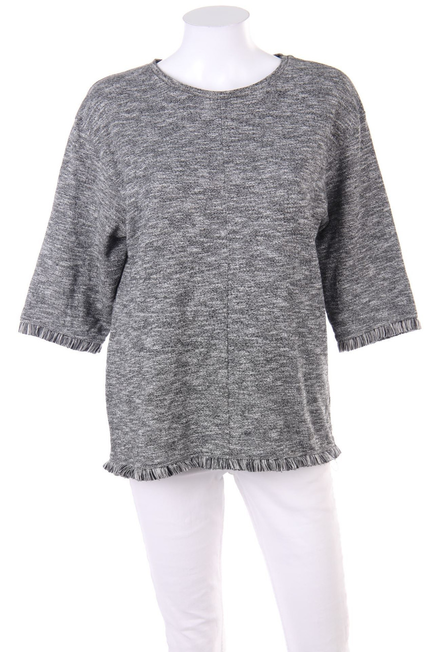 papaya - Sweatshirt mit Fransen - M