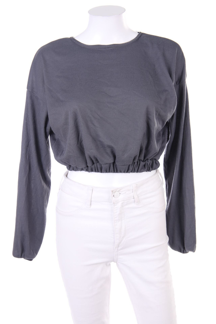 MISSGUIDED - Cropped-Longsleeve-Shirt mit Streifen - D 36
