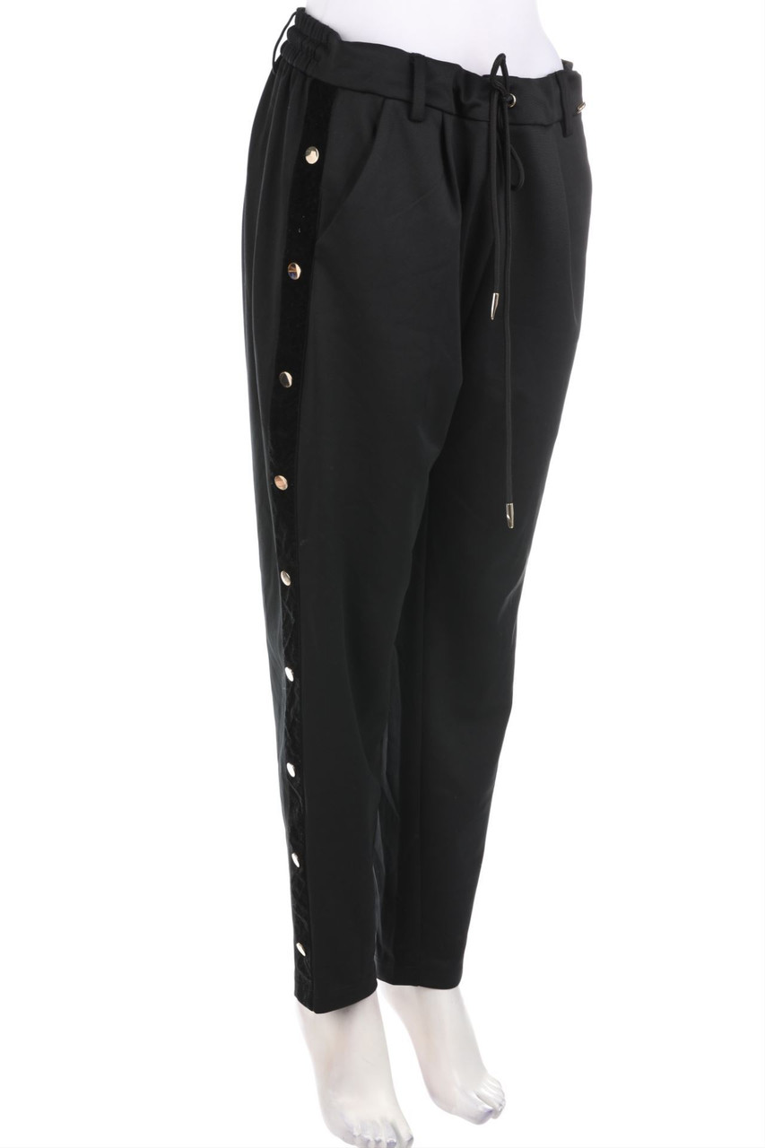 bruno banani. - Jogger-Hose mit Schmuck-Knöpfen - D 44