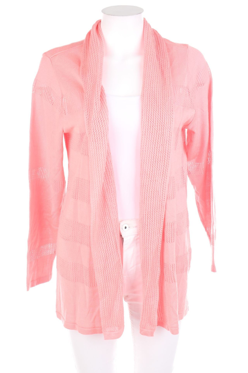 ATELIER - Cardigan mit Lochstrick-Details - D 40