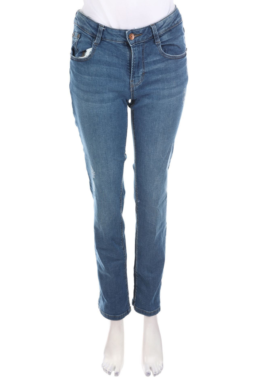 CLOCKHOUSE by C&A - Distressed Straight Cut Jeans - D 38