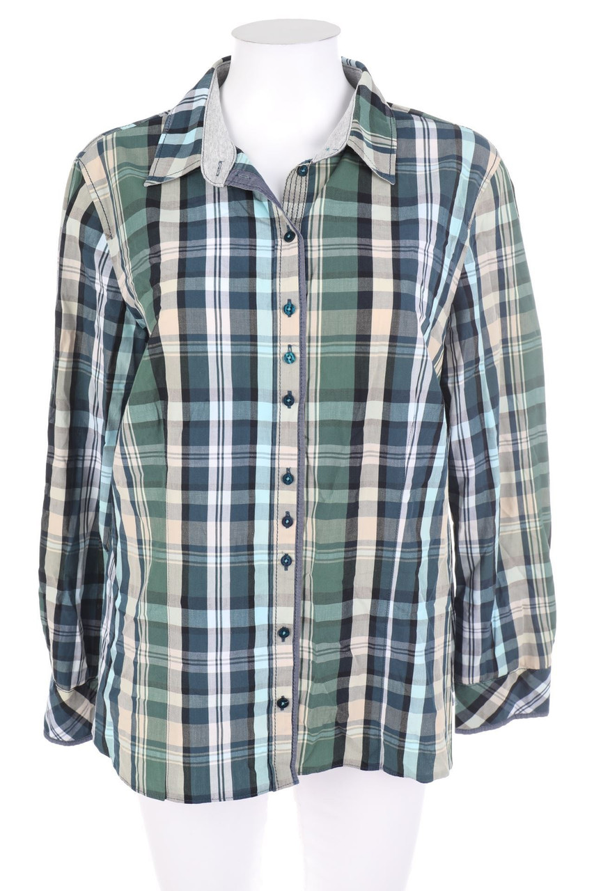 GERRY WEBER - Hemd-Bluse mit Karo-Muster - XL