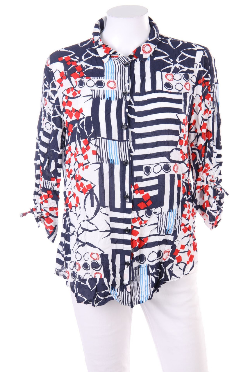 BARBARA LEBEK - Bluse mit Muster - D 40