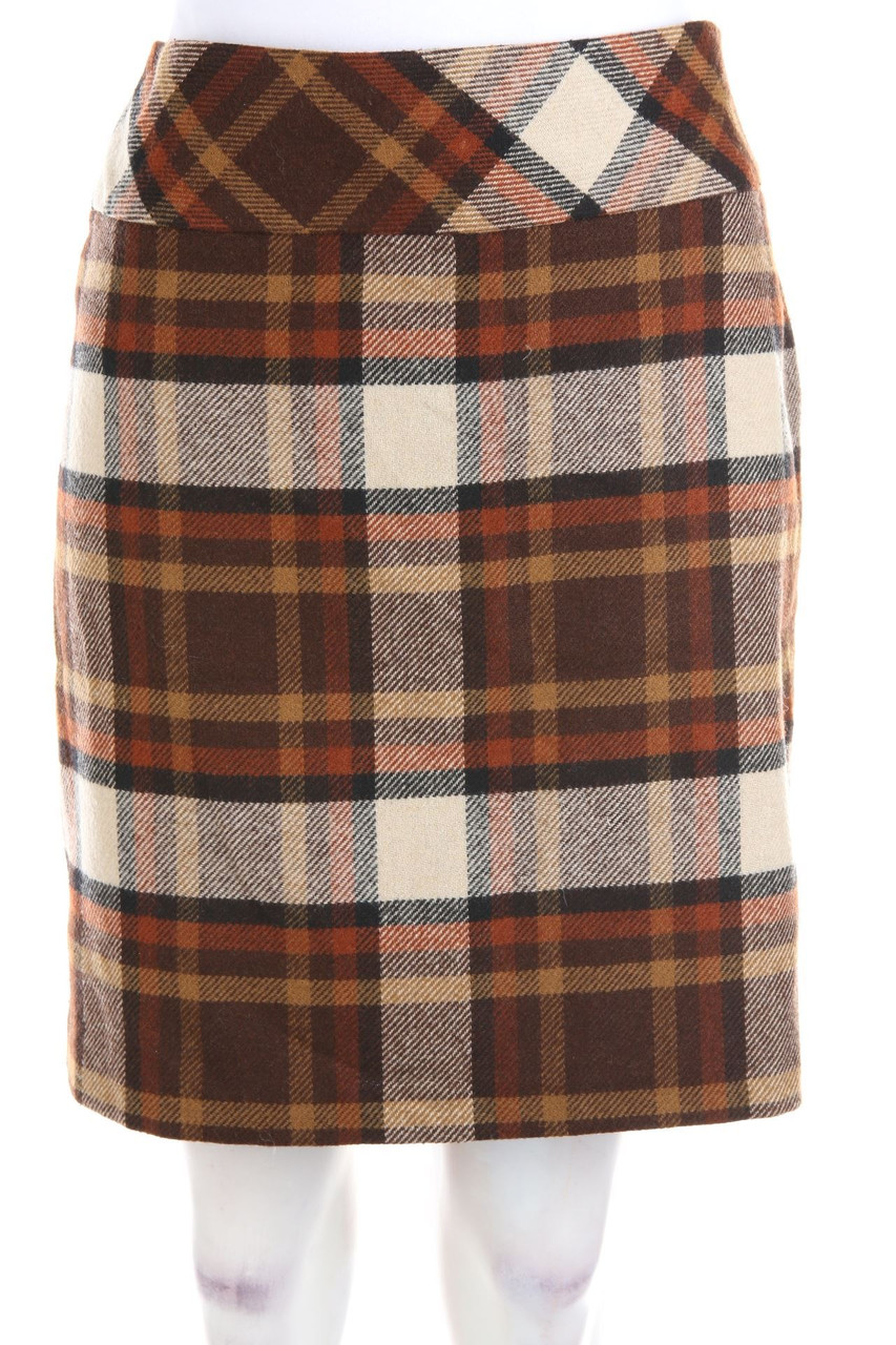 MARCO PECCI - Karo-Minirock mit Wolle - D 42