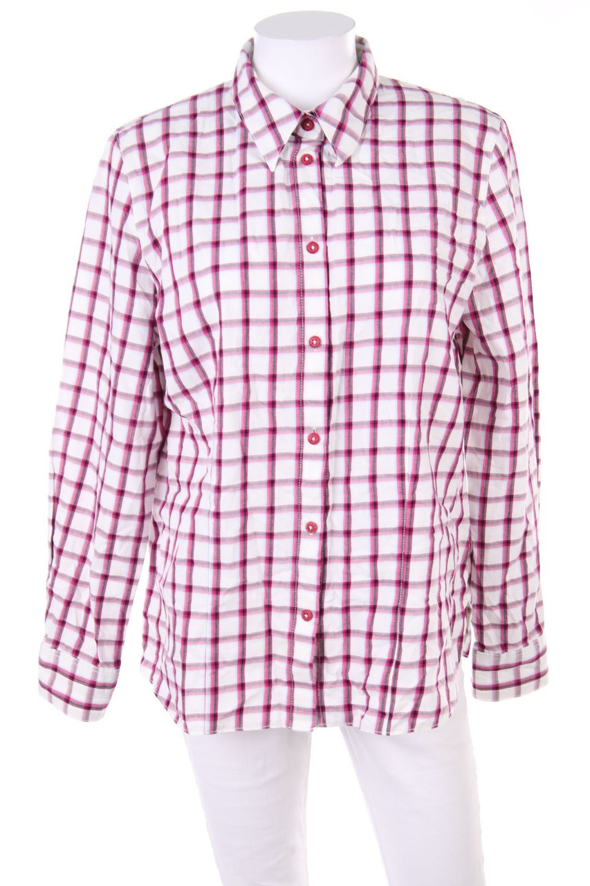 ERFO - Hemd-Bluse mit Karo-Muster - D 42