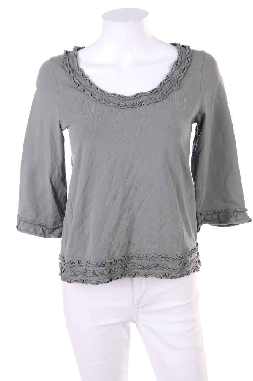 house of lola - Longsleeve-Shirt mit Rüschen - S