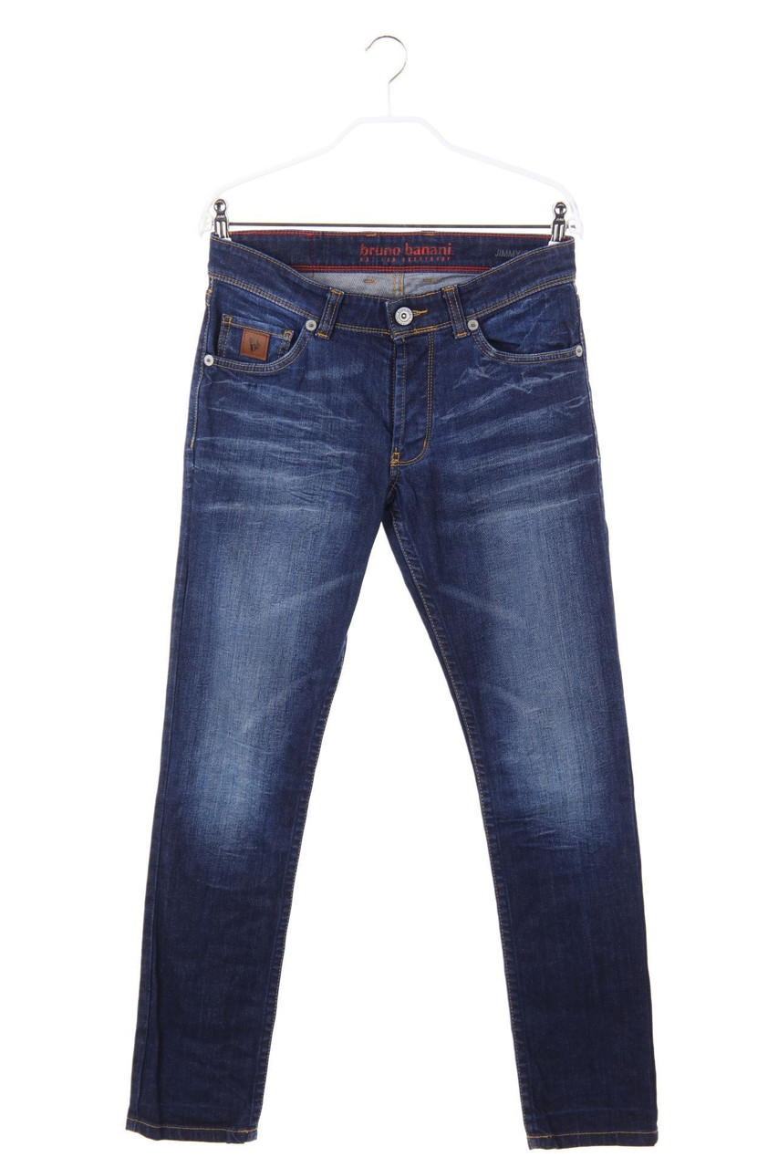 bruno banani. - Distressed Slim-Jeans mit Logo-Badge - W31