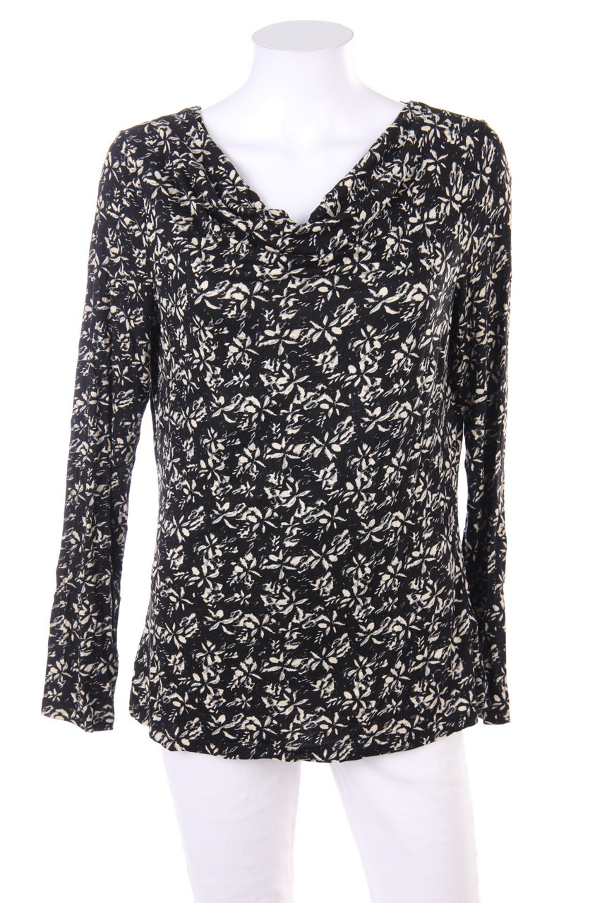 esmara - Longsleeve-Shirt mit Blumen-Print - S